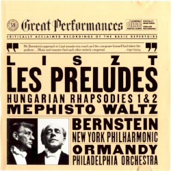 Les Preludes / Hungarian Rhapsodies 1 & 2 / Mephisto Waltz