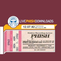 1992-12-07: First Avenue, Minneapolis, MN, USA