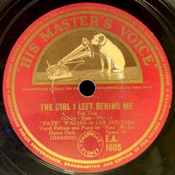 The Girl I Left Behind Me / I'm on a See-Saw