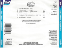 Symphony / Summer Evening / Hungarian Rondo