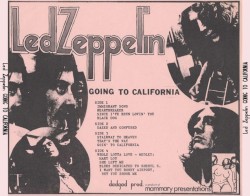 Going to California