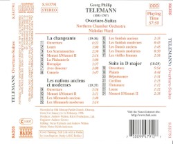 Ouverture Suites: La changeante / Les Nations anciens et modernes / Suite in D major