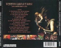 De profundis clamavi ad te domine: Live in South America 2003