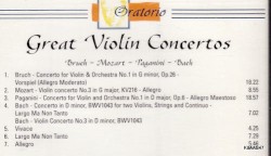 Great Violin Concertos