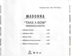 Take a Bow (Remixes / Edits)