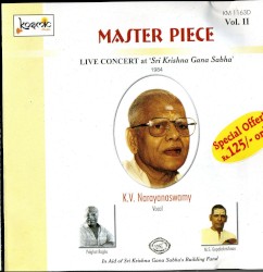 Master Piece - Live Concert at Sri Krishna Gana Sabha Vol.II