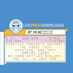 1992-07-10: Empire Court, Syracuse, NY, USA