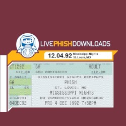 1992-12-04: Mississippi Nights, St. Louis, MO, USA