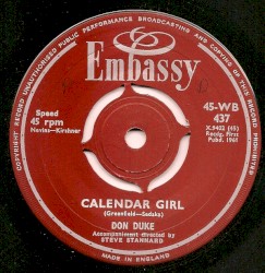 Calendar Girl / Walk Right Back