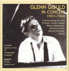 Glenn Gould In Concert 1951-1960