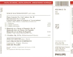 Piano Concerto No. 2 / Paganini-Rhapsody
