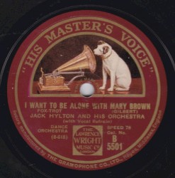 I Want to Be Alone With Mary Brown / Constantinople