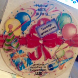Hoera! Arie is jarig
