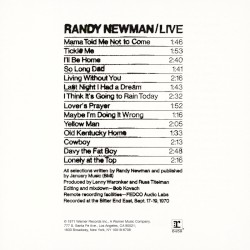 Randy Newman Live