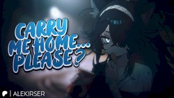 Your Tsundere Catgirl Roommate Cuddles You After Running Away