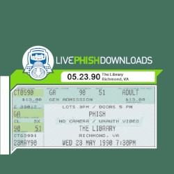 1990-05-23: The Library, Richmond, VA, USA