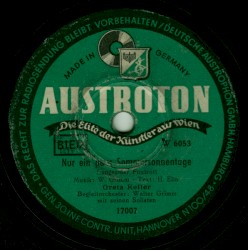 Nur ein paar Sommersonnentage / Abschiedswalzer