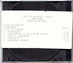 Capitol Records Promo DVD