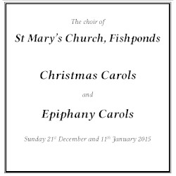Christmas Carol Service 2014