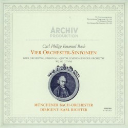 Vier Orchester‐Sinfonien, Wq 183