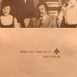 When You Think of Us, Pray for Us