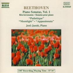 Piano Sonatas, Volume 1: Moonlight / Pathétique / Appassionata