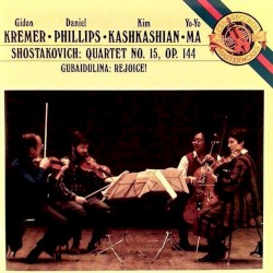 Shostakovich: Quartet no. 15, op. 144 / Gubaidulina: Rejoice!