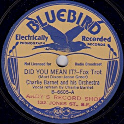 Did You Mean It? / Floatin' Down to Cotton Town