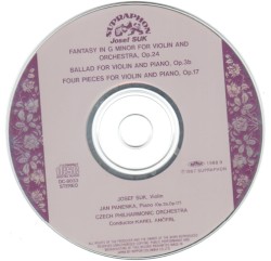 Fantasy for Violin and Orchestra / Four Pieces for Violin and Piano / Ballad for Violin and Piano