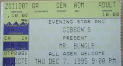 1995-12-07: Gibson's, Tempe, AZ, USA