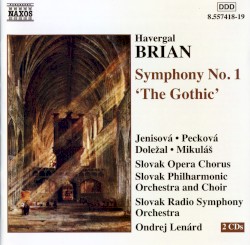 Symphony no. 1 “The Gothic”