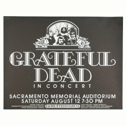 1972‐08‐12: Sacramento Memorial Auditorium, Sacramento, CA, USA