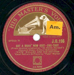 Got a Bran' New Suit / I'll Dance at Your Wedding