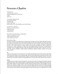 Ceremonies of Repetition