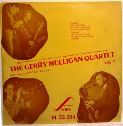 The Gerry Mulligan Quartet, Vol. 1