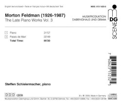 The Late Piano Works, Vol. 3: Piano / Palais de Mari