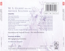 Iolanthe / Overture di ballo