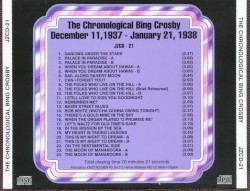 The Chronological Bing Crosby, Volume 21: 1938