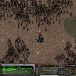 Playing A Bit Of Fallout 2 (With The Fan On)