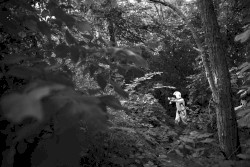 A Man Lost in Space, Waits on the Road and His Dreams Are Fading Fast, His Hair Is Long and His Face Is Timid; But When His Eye Is on the Road and He Sees the Light, He Comes Here Like a King at Night, and When He's in the Zone, He's the Master of the Universe