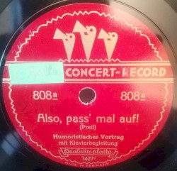 Also, pass’ mal auf! / Beim Großreinemachen