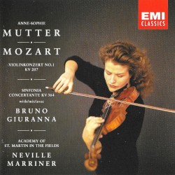 Violinkonzert No. 1, KV 207 / Sinfonia Concertante, KV 364