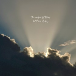 the sunshine fell today