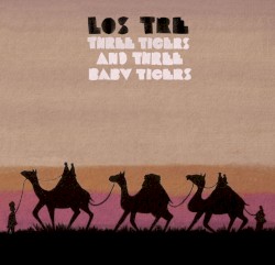 three tigers and three baby tigers