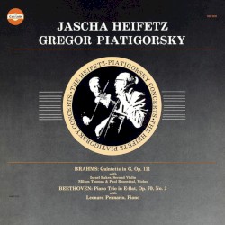 Brahms: String Quintet no. 2 / Beethoven: Piano Trio no. 6