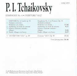 Symphony no. 4 / Overture "1812"