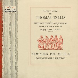 Sacred Music of Thomas Tallis