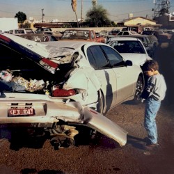 Totaled Lexus
