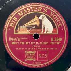 Won't You Get Off It, Please / Christmas Night in Harlem