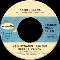 Vain sydämellään voi kuulla kaiken / Mikä meidän nyt on?